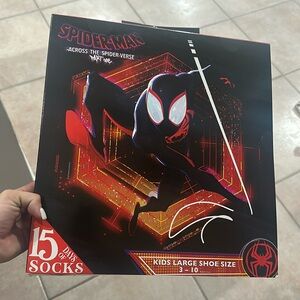 Spider-Man Christmas advent calendar, 15 days of socks brand new